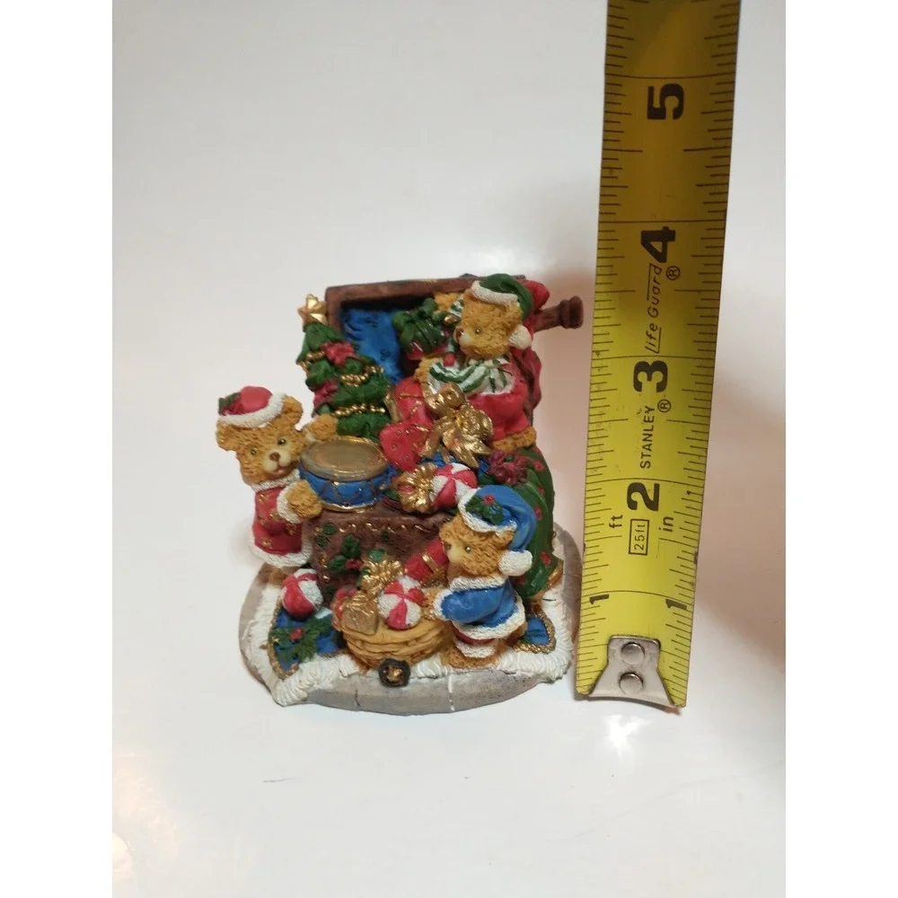 Christmas Bear Mayview Collection Resin Figurine Holiday Toys And Decor